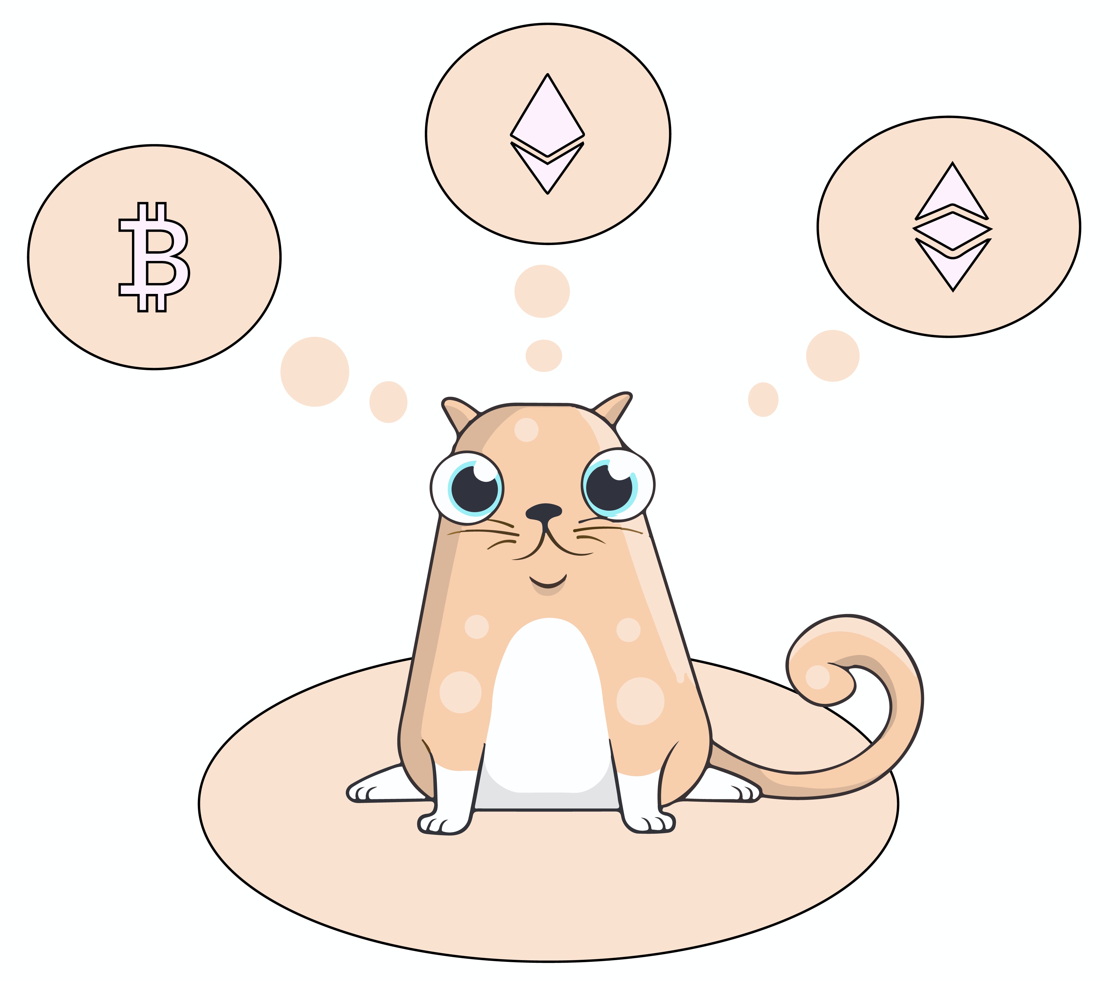 A picture of a CryptoKitty